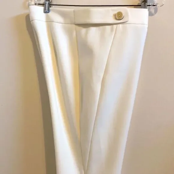 Rachel Roy Pants 12 Signature Cropped Ivory Pants - Picture 4 of 12